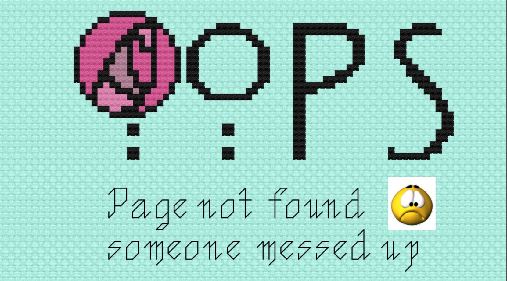 error message